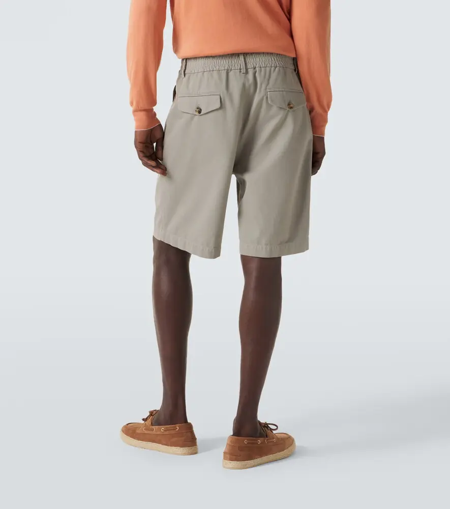 Brunello Cucinelli Cotton gabardine Bermuda shorts | Thumbnail 4 Brunello Cucinelli Cotton gabardine Bermuda shorts | Thumbnail 4