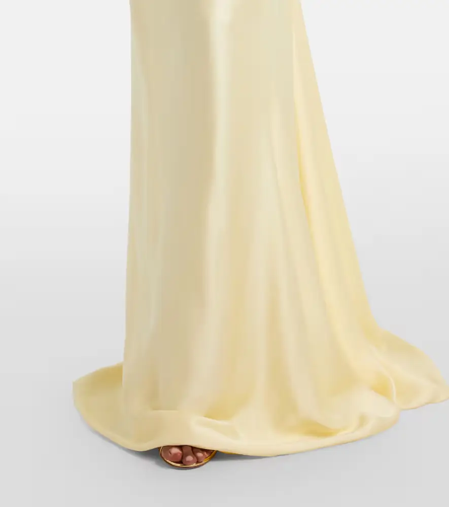 Vivienne Westwood Nova Vixen scarf-detail satin bustier gown | Thumbnail 5