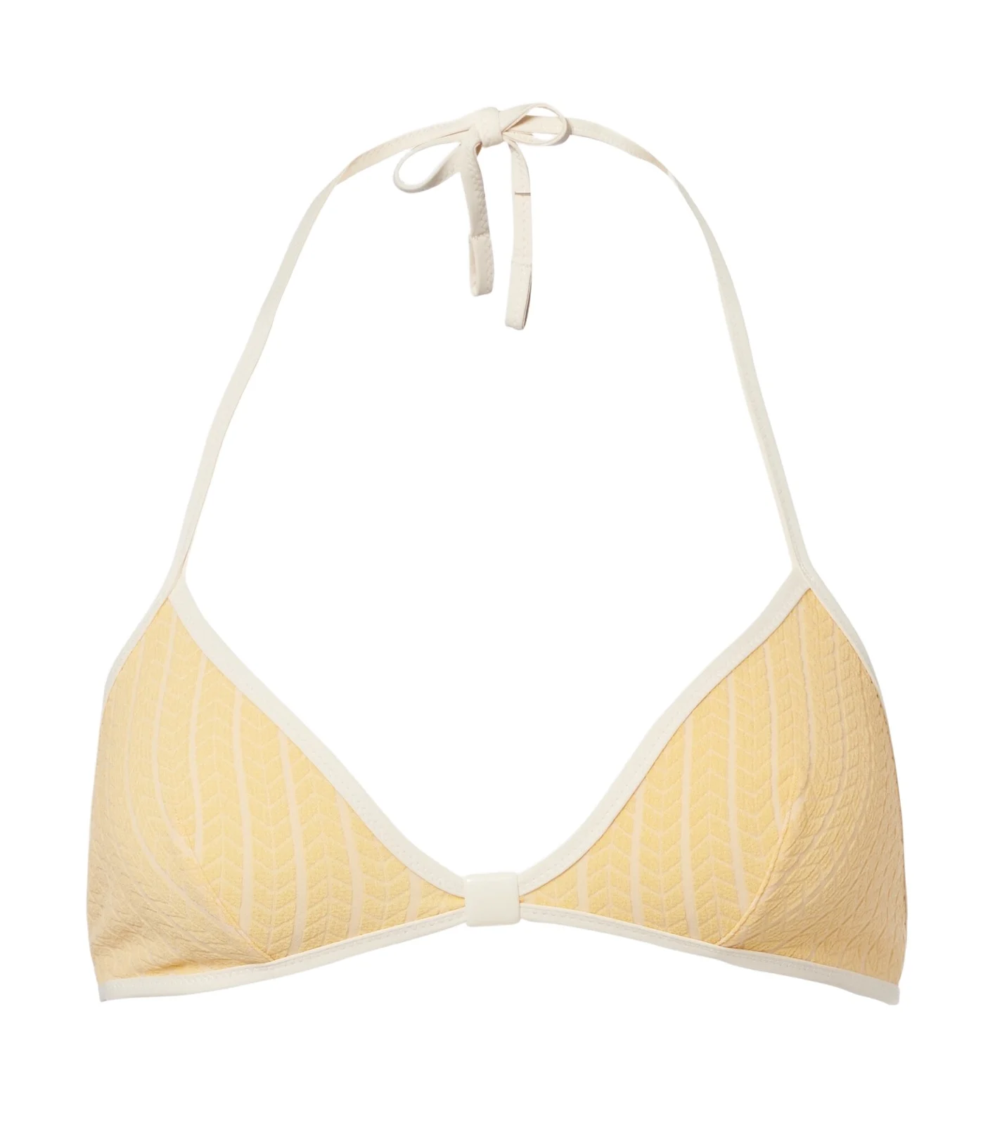 Sunshine striped bikini top