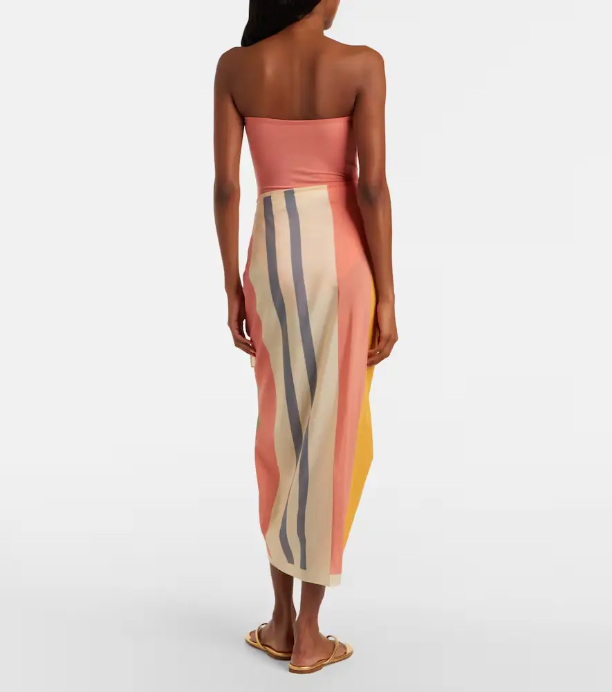 Eres Croquant striped cotton and silk beach cover-up | Thumbnail 3 Eres Croquant striped cotton and silk beach cover-up | Thumbnail 3