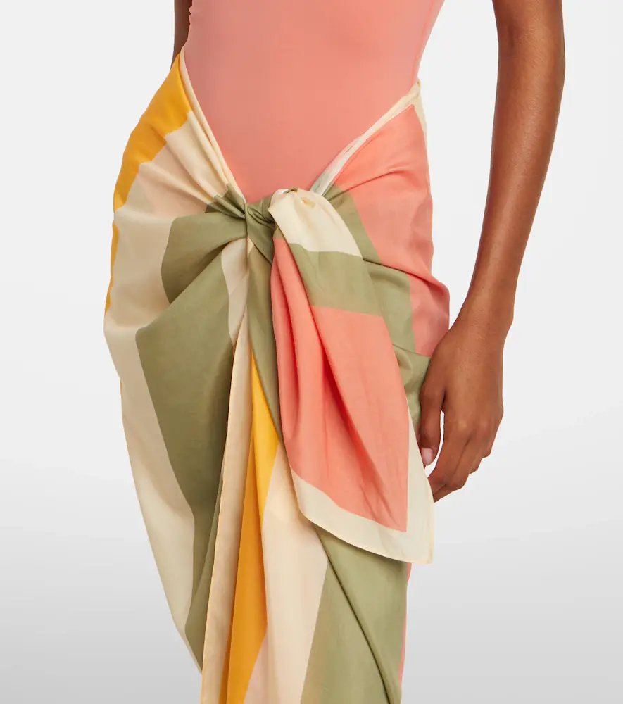 Eres Croquant striped cotton and silk beach cover-up | Thumbnail 5 Eres Croquant striped cotton and silk beach cover-up | Thumbnail 5