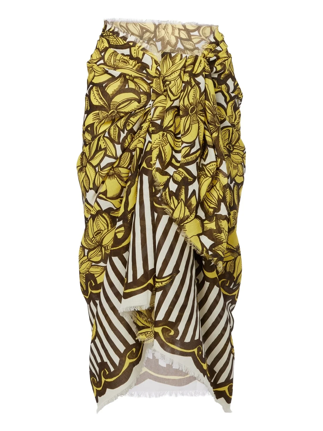 ALÉMAIS Alémais Mona floral cotton beach cover-up