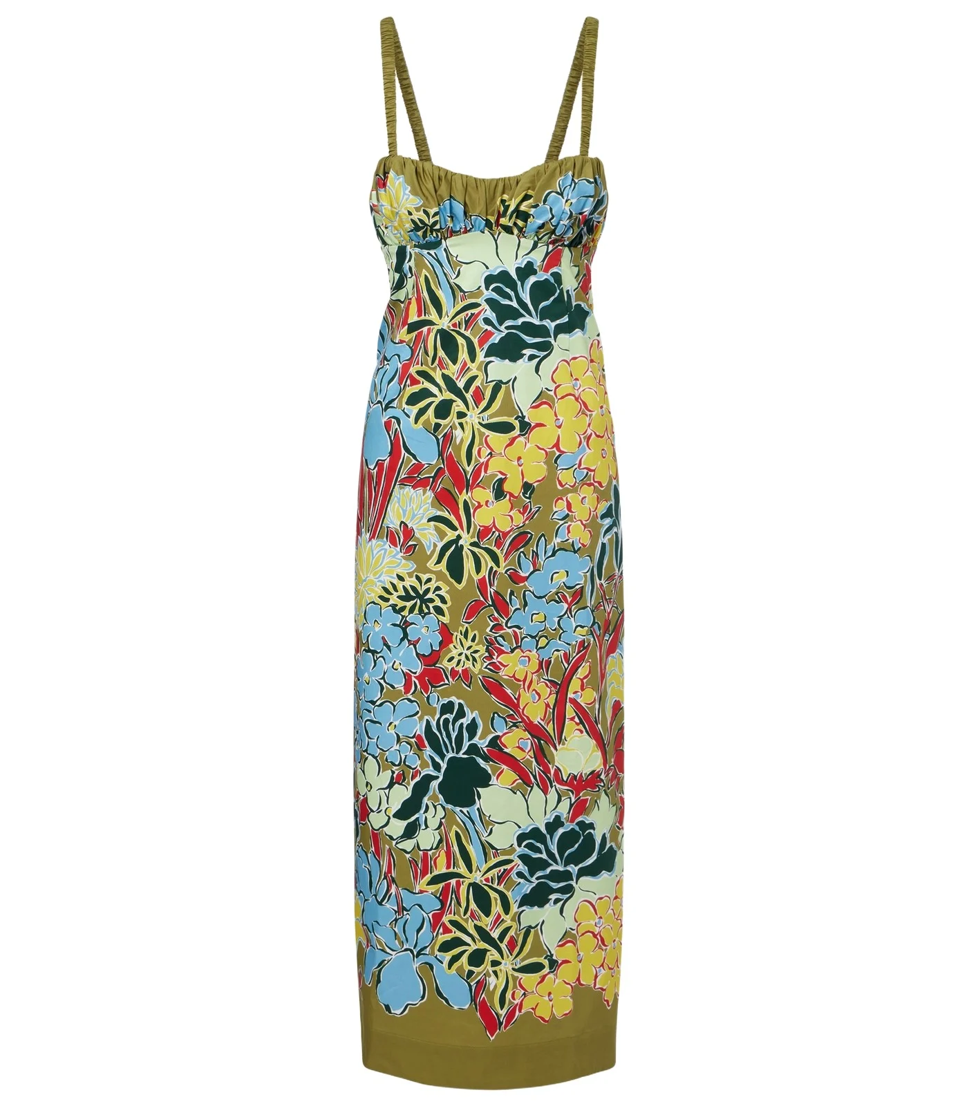 Alémais Solstice floral cotton midi dress Alémais Solstice floral cotton midi dress
