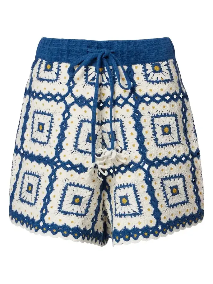 Alémais Dolly crochet cotton shorts Alémais Dolly crochet cotton shorts