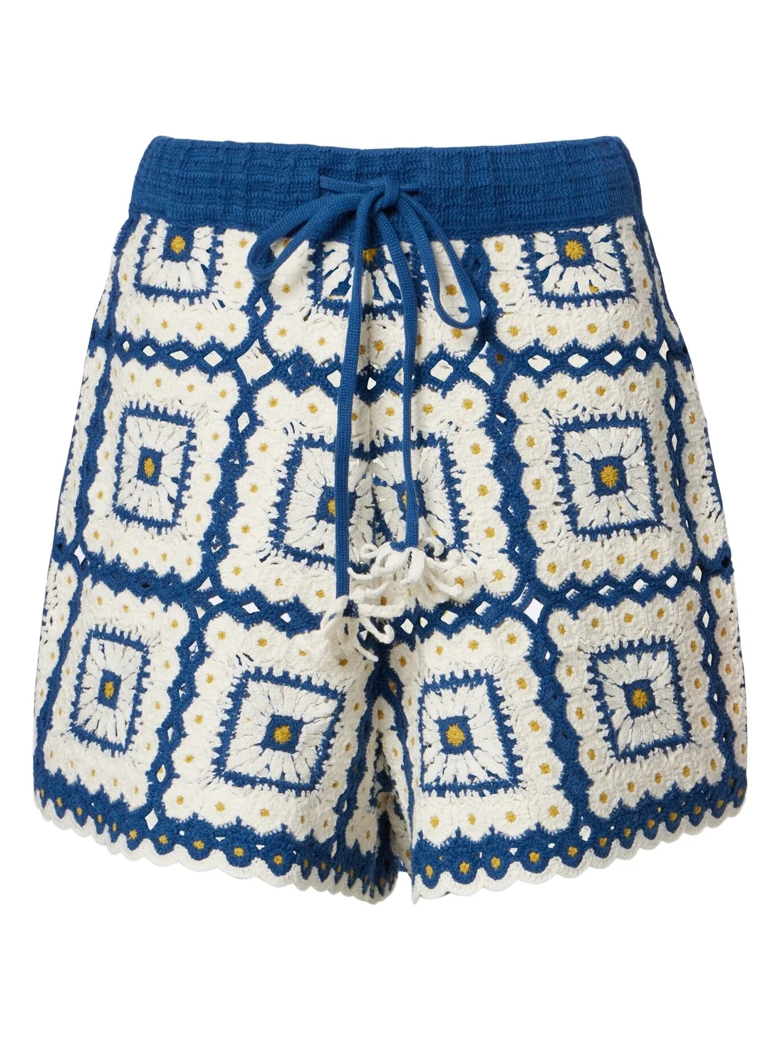 ALÉMAIS Alémais Dolly crochet cotton shorts