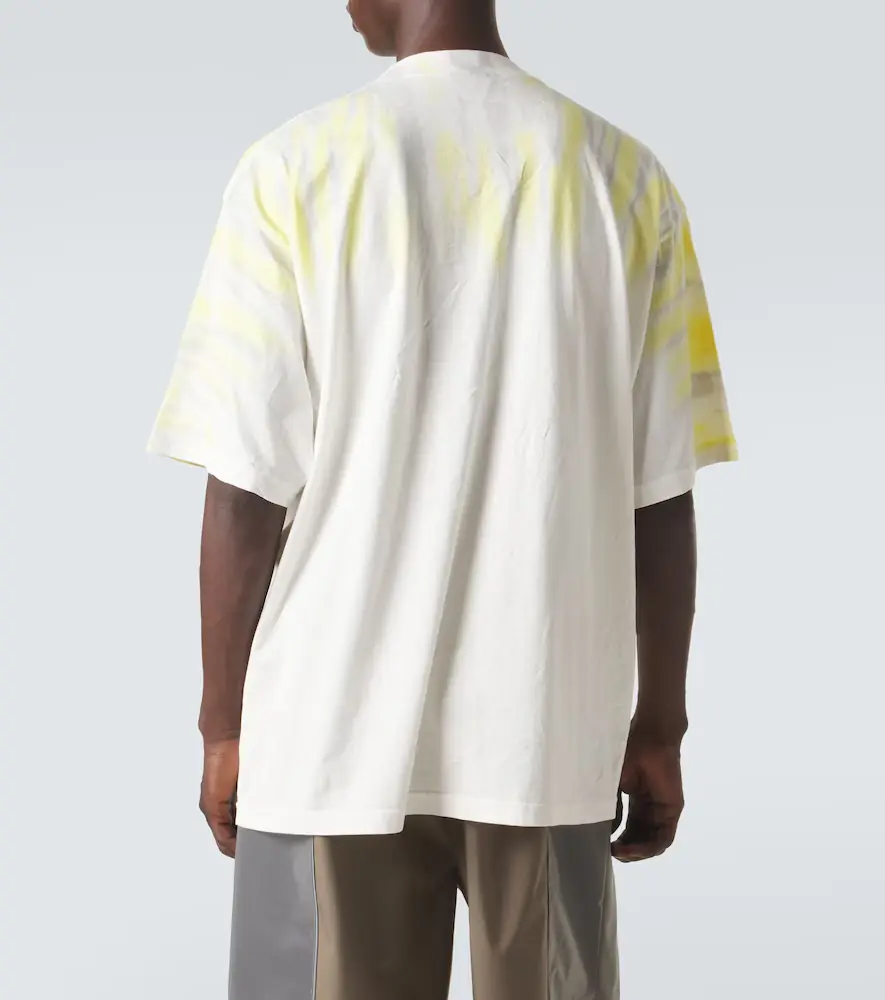 Balenciaga Printed tie-dye cotton jersey T-shirt | Thumbnail 4 Balenciaga Printed tie-dye cotton jersey T-shirt | Thumbnail 4