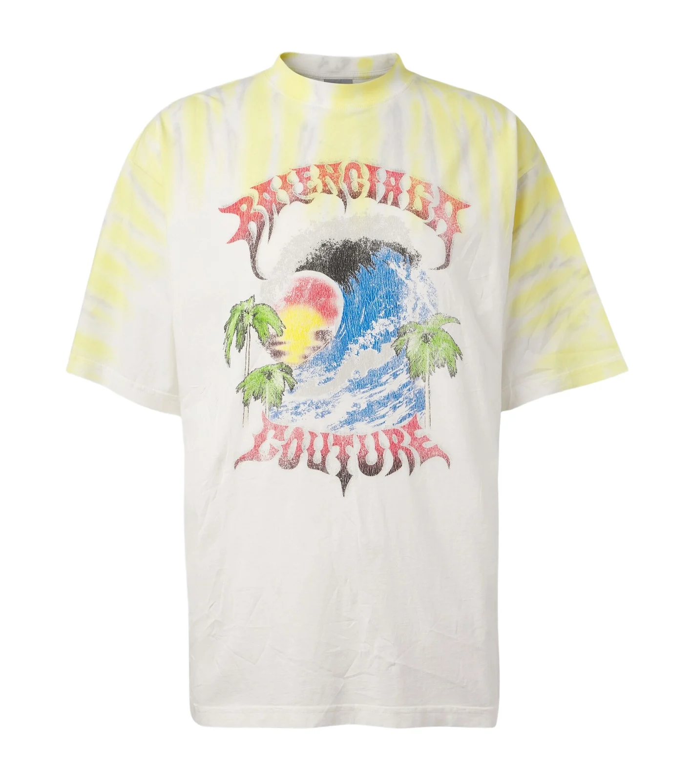 Printed tie-dye cotton jersey T-shirt Printed tie-dye cotton jersey T-shirt