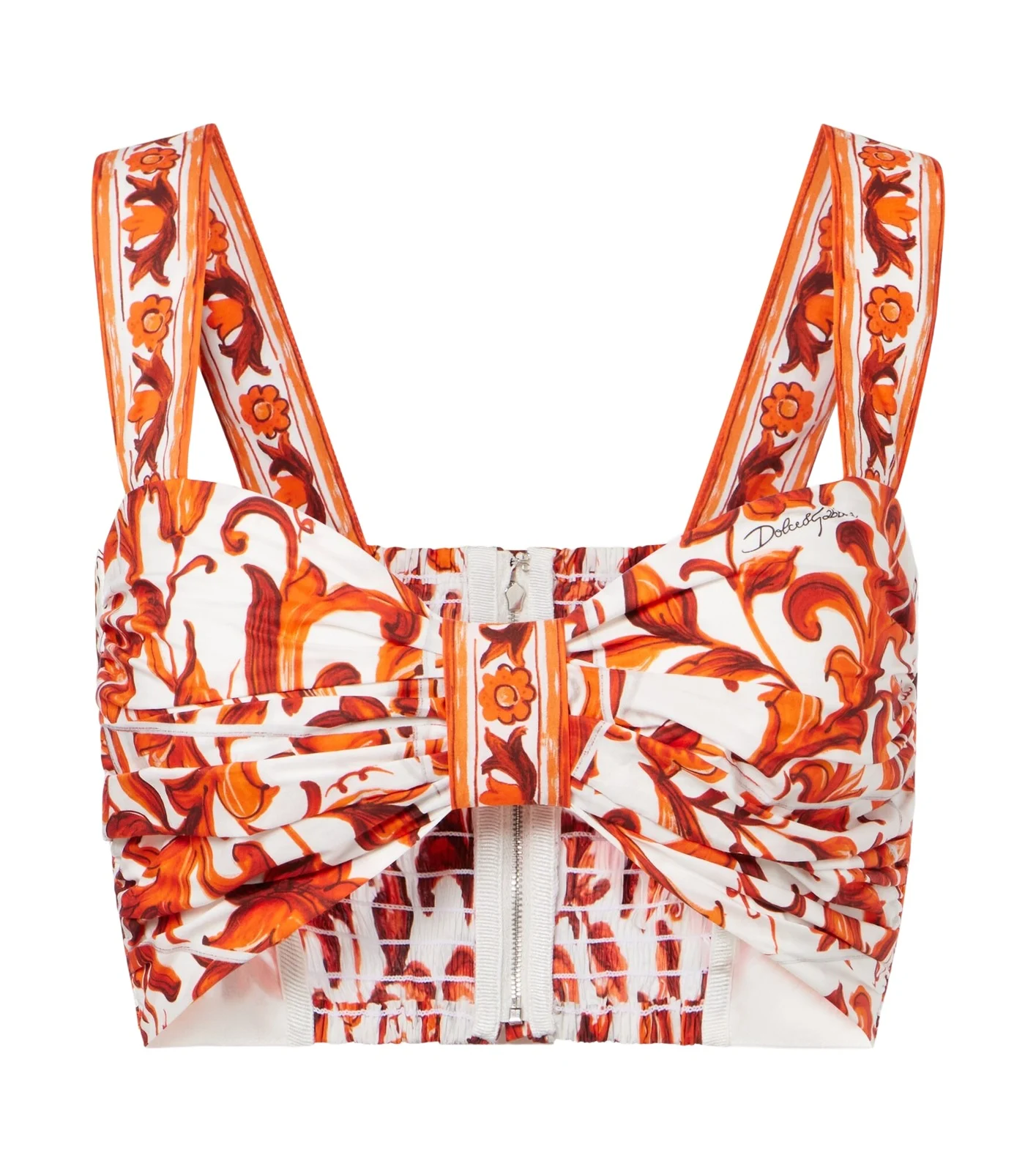 Majolica cotton poplin crop top Majolica cotton poplin crop top