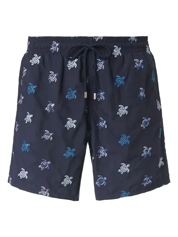 Printed swim trunks