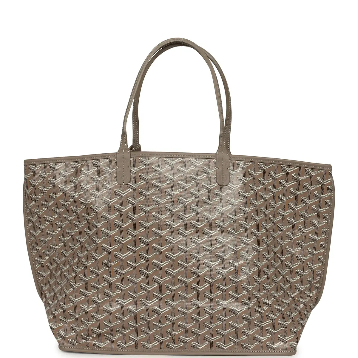 goyard Goyard Goyardine Greige Anjou PM Embroidered Bunny Tote Palladium Hardware | Thumbnail 4