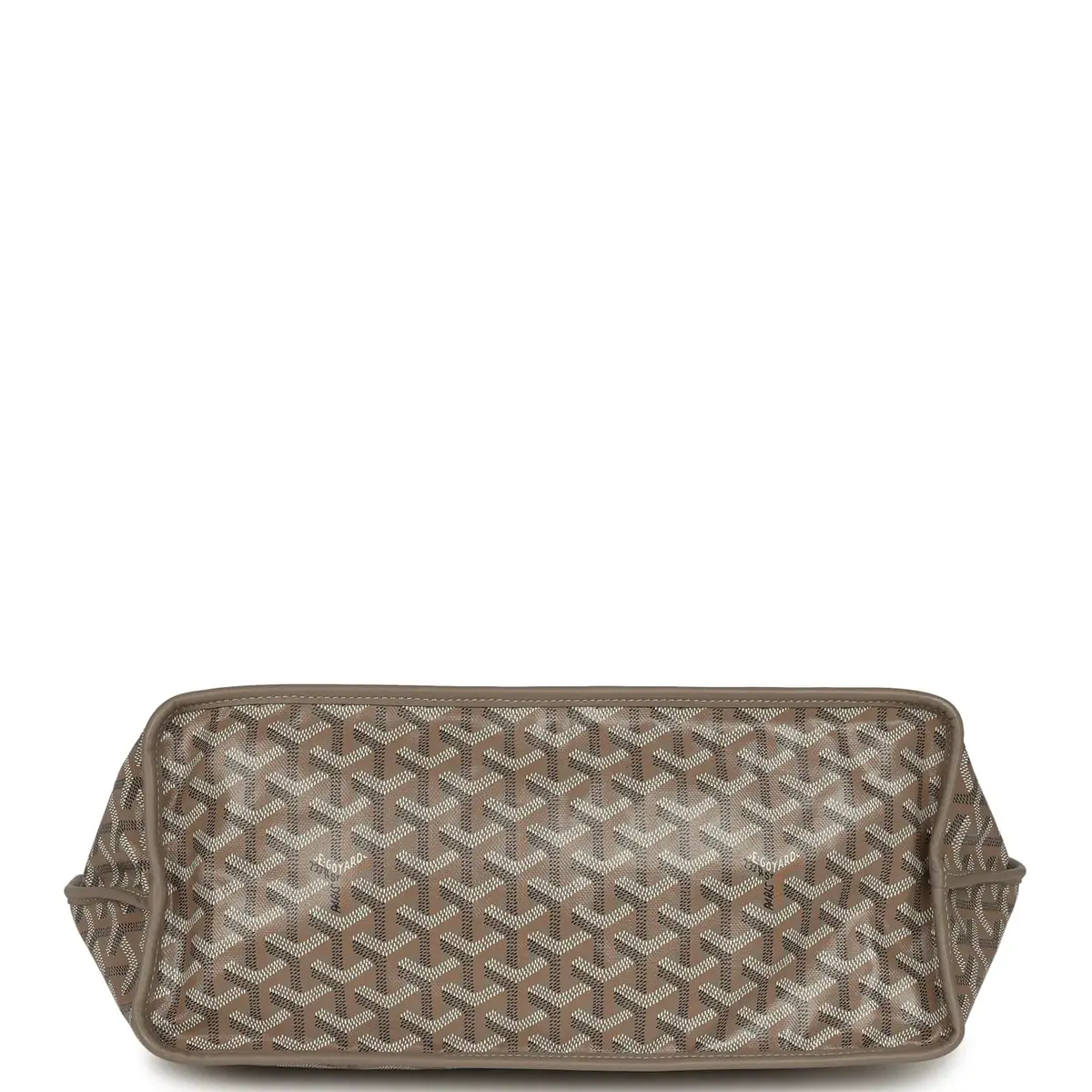 goyard Goyard Goyardine Greige Anjou PM Embroidered Bunny Tote Palladium Hardware | Thumbnail 6
