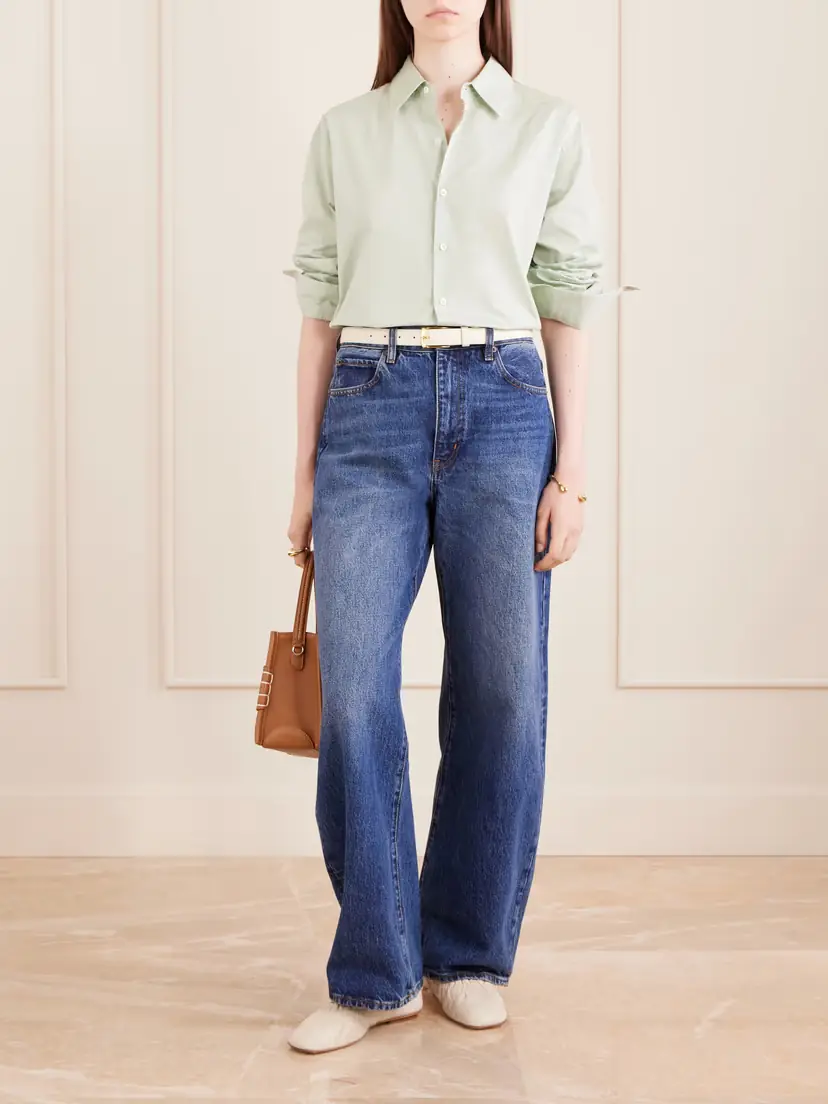 Frame The Bow High-rise Barrel-leg Jeans | Thumbnail 2 Frame The Bow High-rise Barrel-leg Jeans | Thumbnail 2