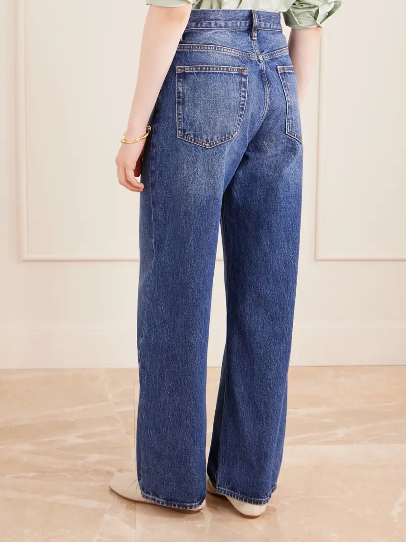 Frame The Bow High-rise Barrel-leg Jeans | Thumbnail 4 Frame The Bow High-rise Barrel-leg Jeans | Thumbnail 4
