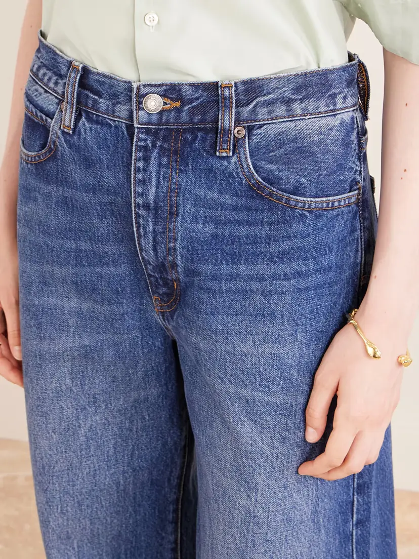 Frame The Bow High-rise Barrel-leg Jeans | Thumbnail 5 Frame The Bow High-rise Barrel-leg Jeans | Thumbnail 5