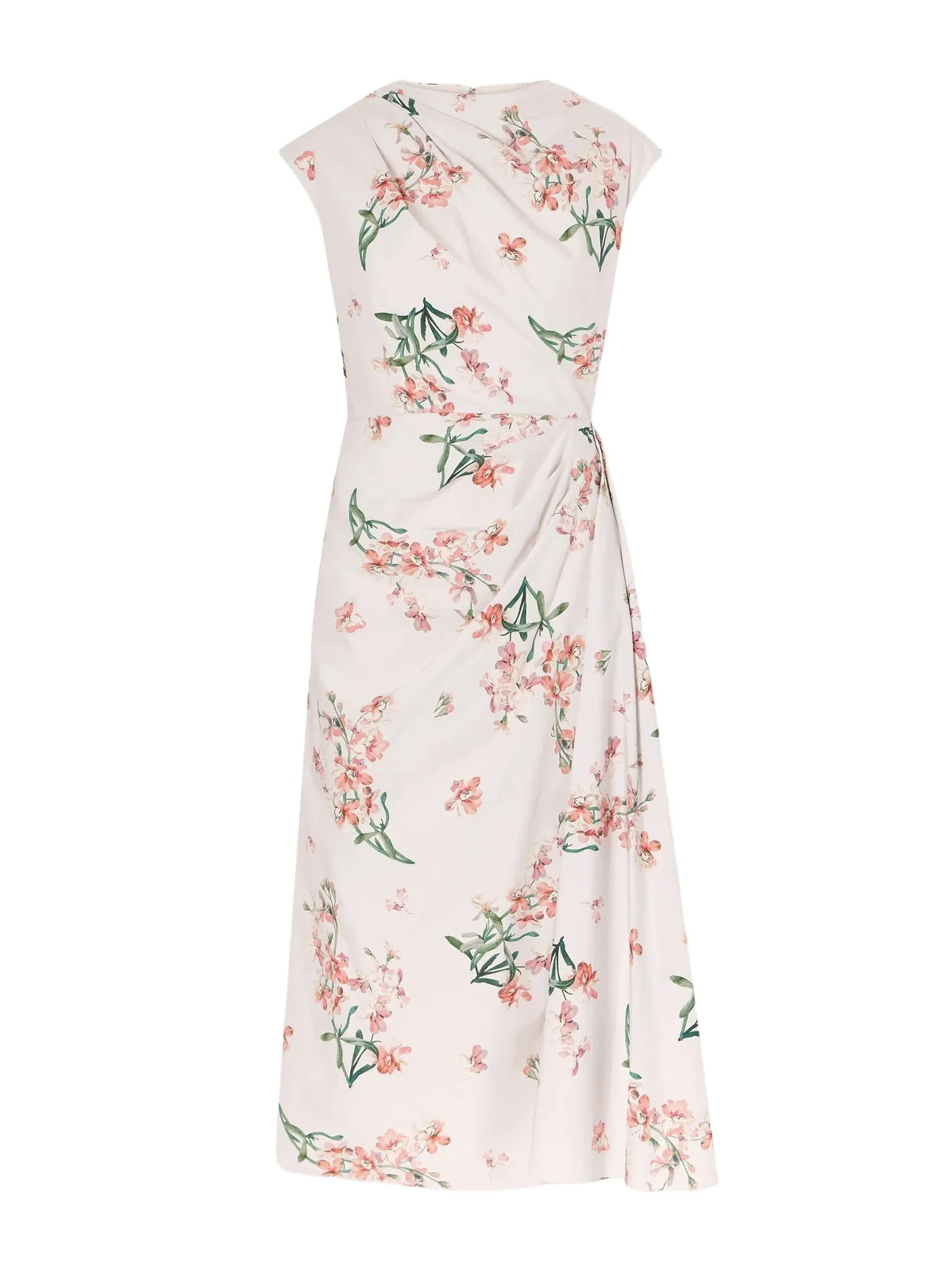 Floral-print Cotton-poplin Midi Dress Floral-print Cotton-poplin Midi Dress