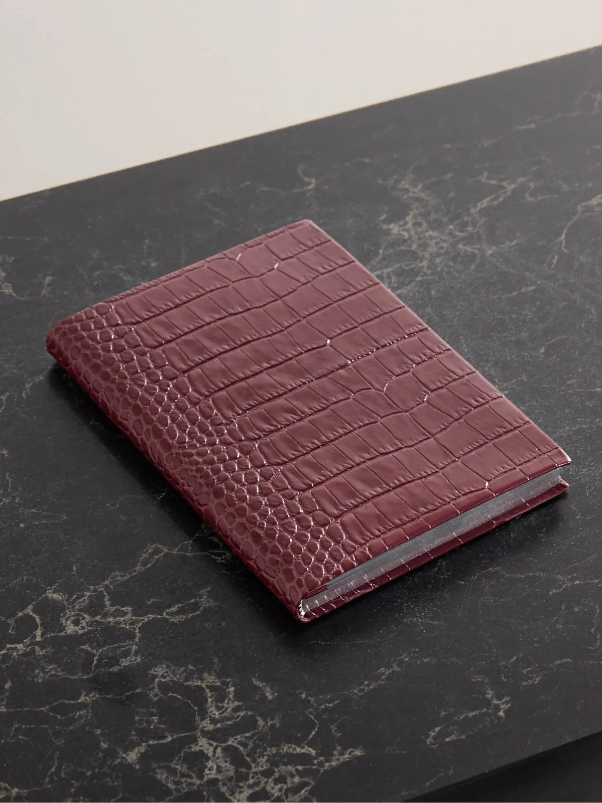 Soho Croc-effect Leather Notebook Soho Croc-effect Leather Notebook