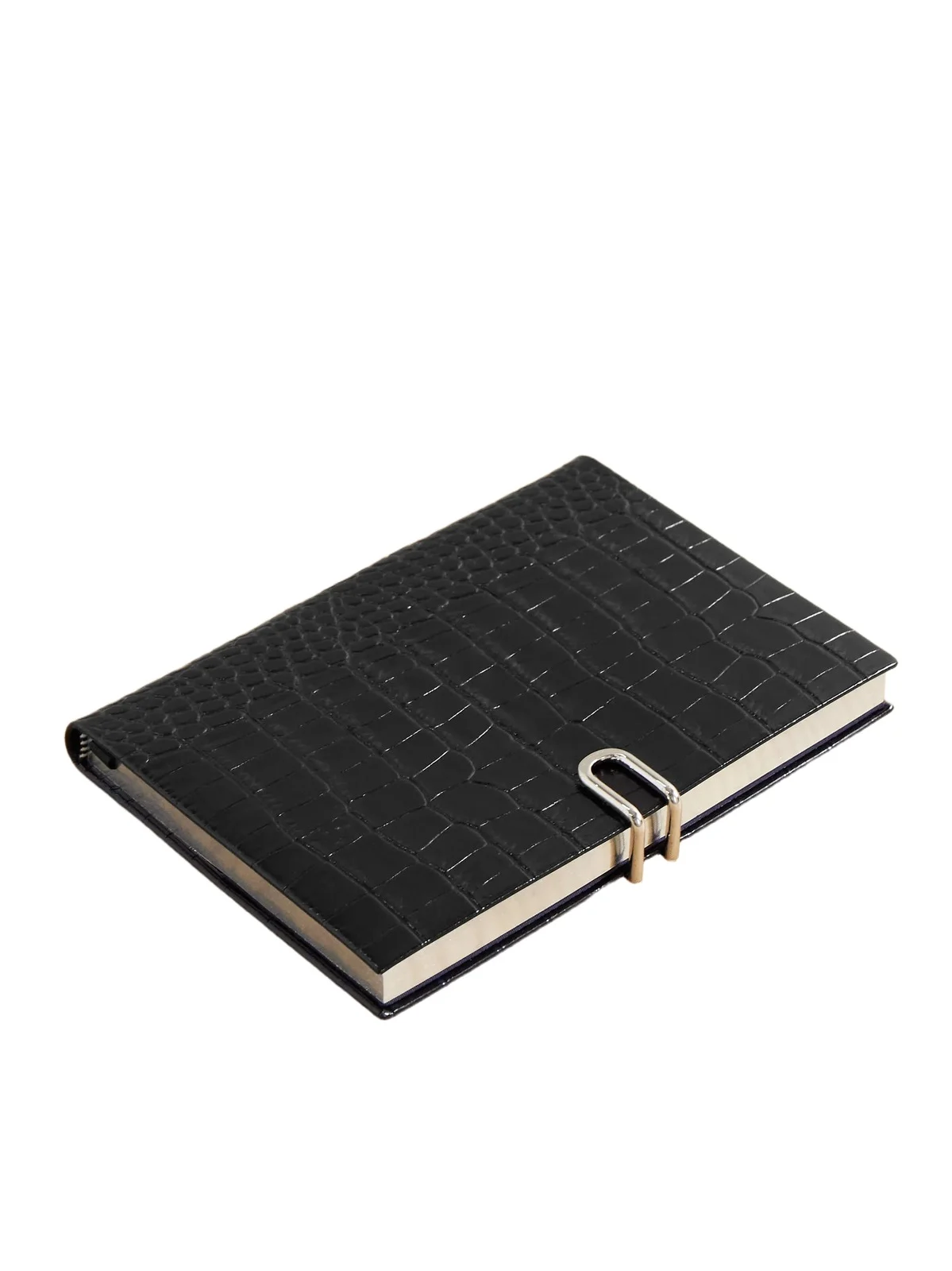 Mara Croc-effect Leather Notebook Mara Croc-effect Leather Notebook