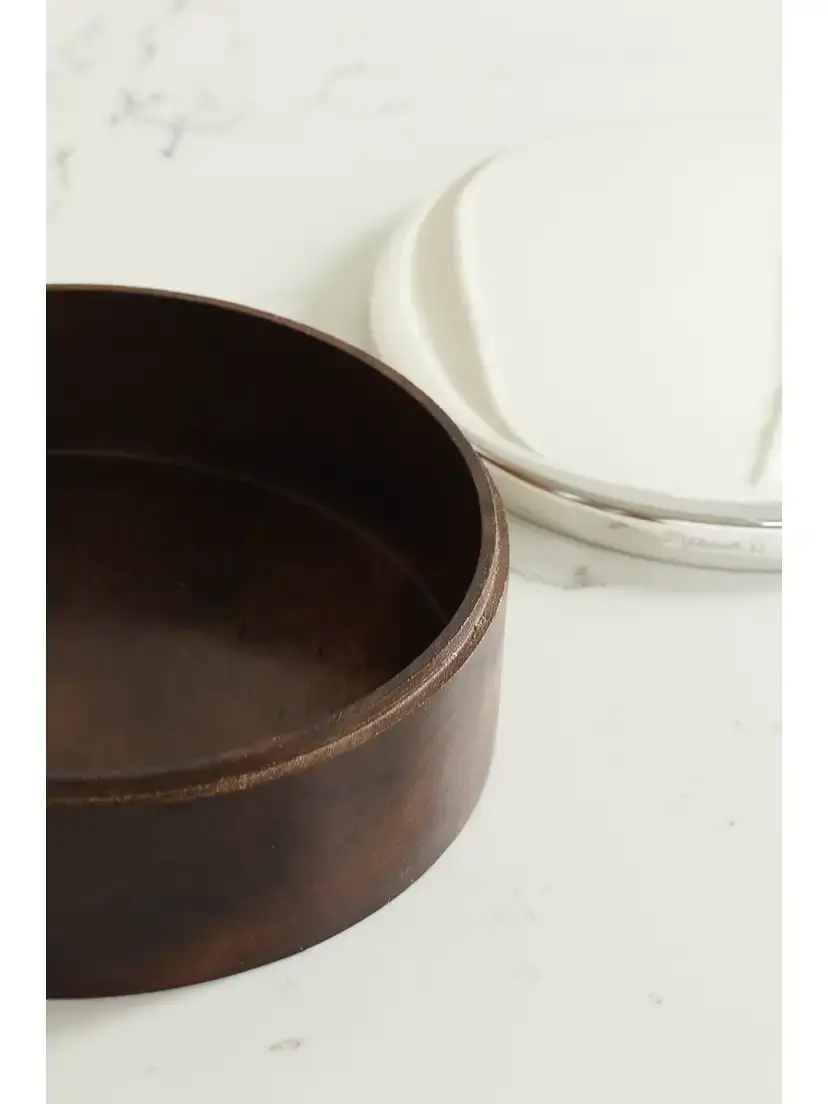 Christofle Uni Large Wood And Silver-plated Box - Brown | Thumbnail 3 Christofle Uni Large Wood And Silver-plated Box - Brown | Thumbnail 3