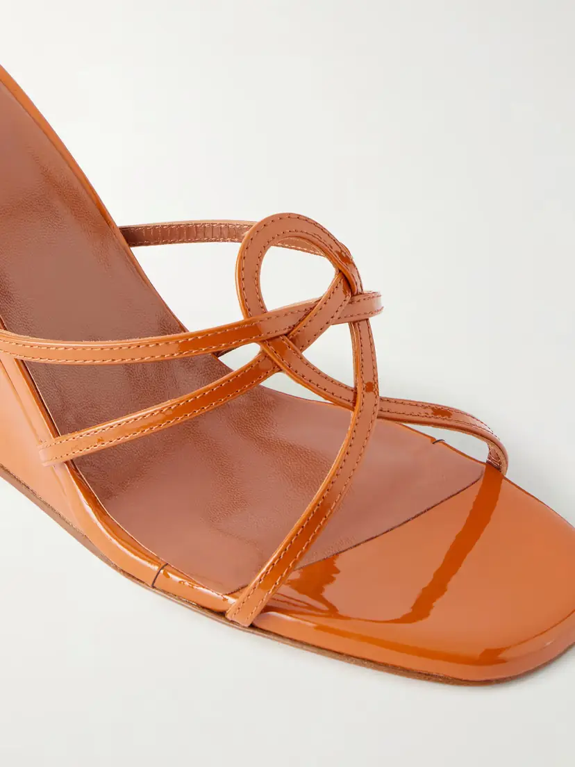 Maryam Nassir Zadeh 70 Opera Leather Wedge Sandals | Thumbnail 5 Maryam Nassir Zadeh 70 Opera Leather Wedge Sandals | Thumbnail 5