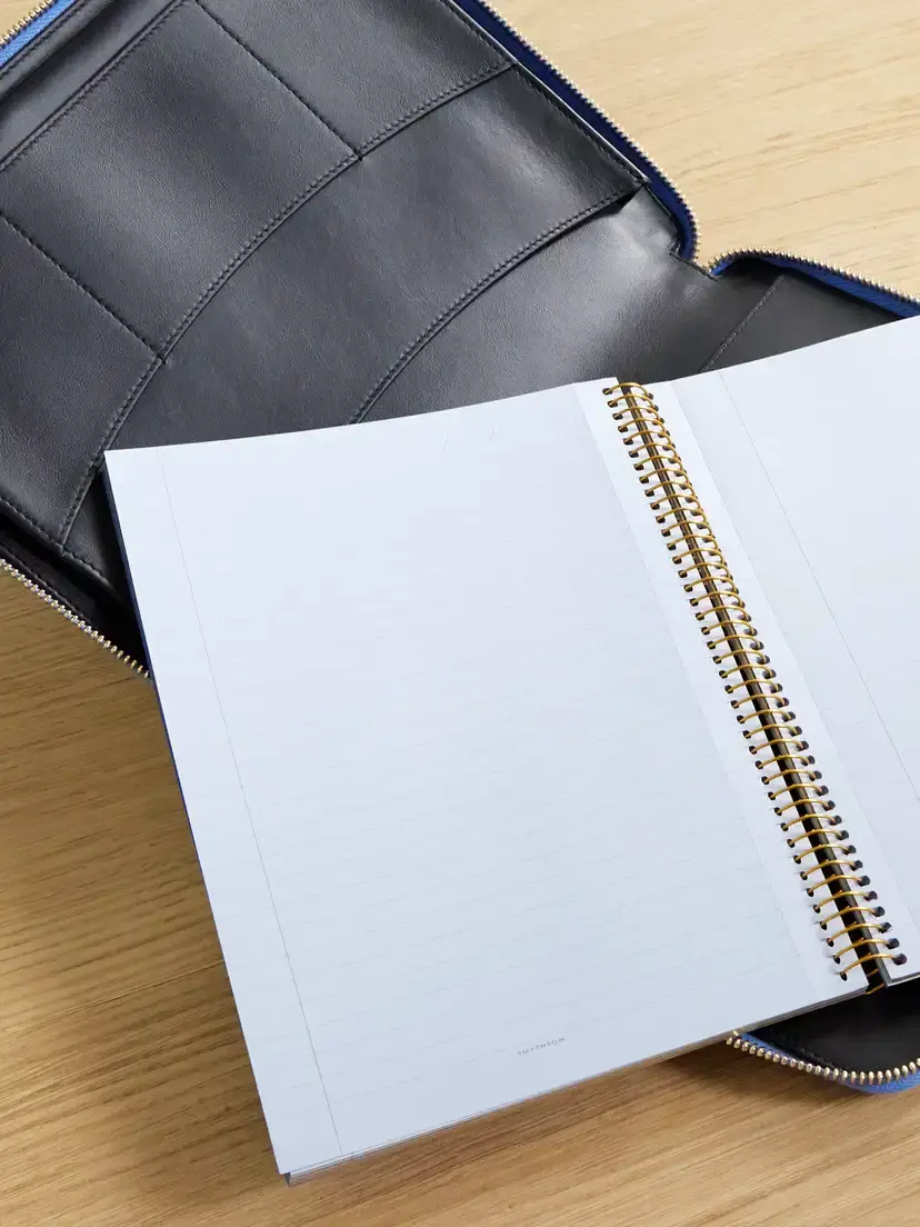 Smythson Panama A5 Textured-leather Folder | Thumbnail 3
