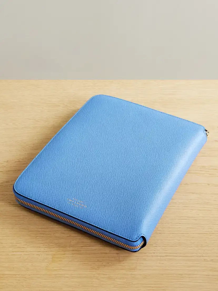 Smythson Panama A5 Textured-leather Folder | Thumbnail 4