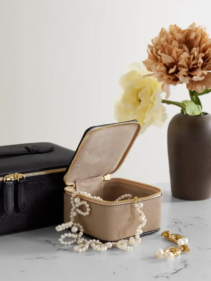 Smythson Panama Textured-leather Trinket Case | Thumbnail 2