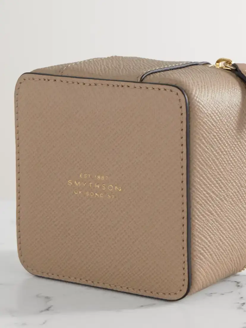 Smythson Panama Textured-leather Trinket Case | Thumbnail 3