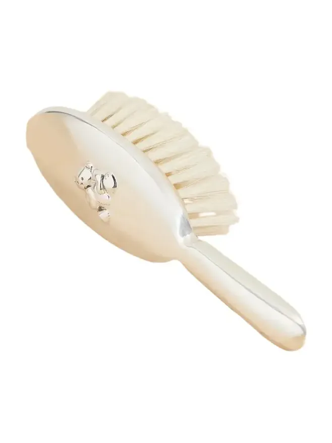 Christofle Charlie Bear Sterling Silver Hair Brush
