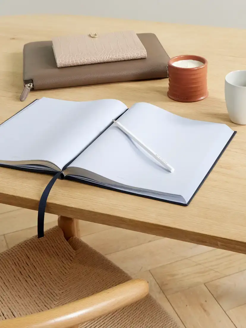 Smythson Portobello Ludlow Textured-leather Notebook | Thumbnail 2