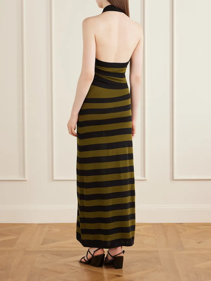 Proenza Schouler Fran Striped Cotton-knit Midi Dress | Thumbnail 3 Proenza Schouler Fran Striped Cotton-knit Midi Dress | Thumbnail 3