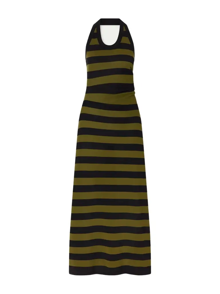 Proenza Schouler Fran Striped Cotton-knit Midi Dress | Image 1 Proenza Schouler Fran Striped Cotton-knit Midi Dress | Image 1