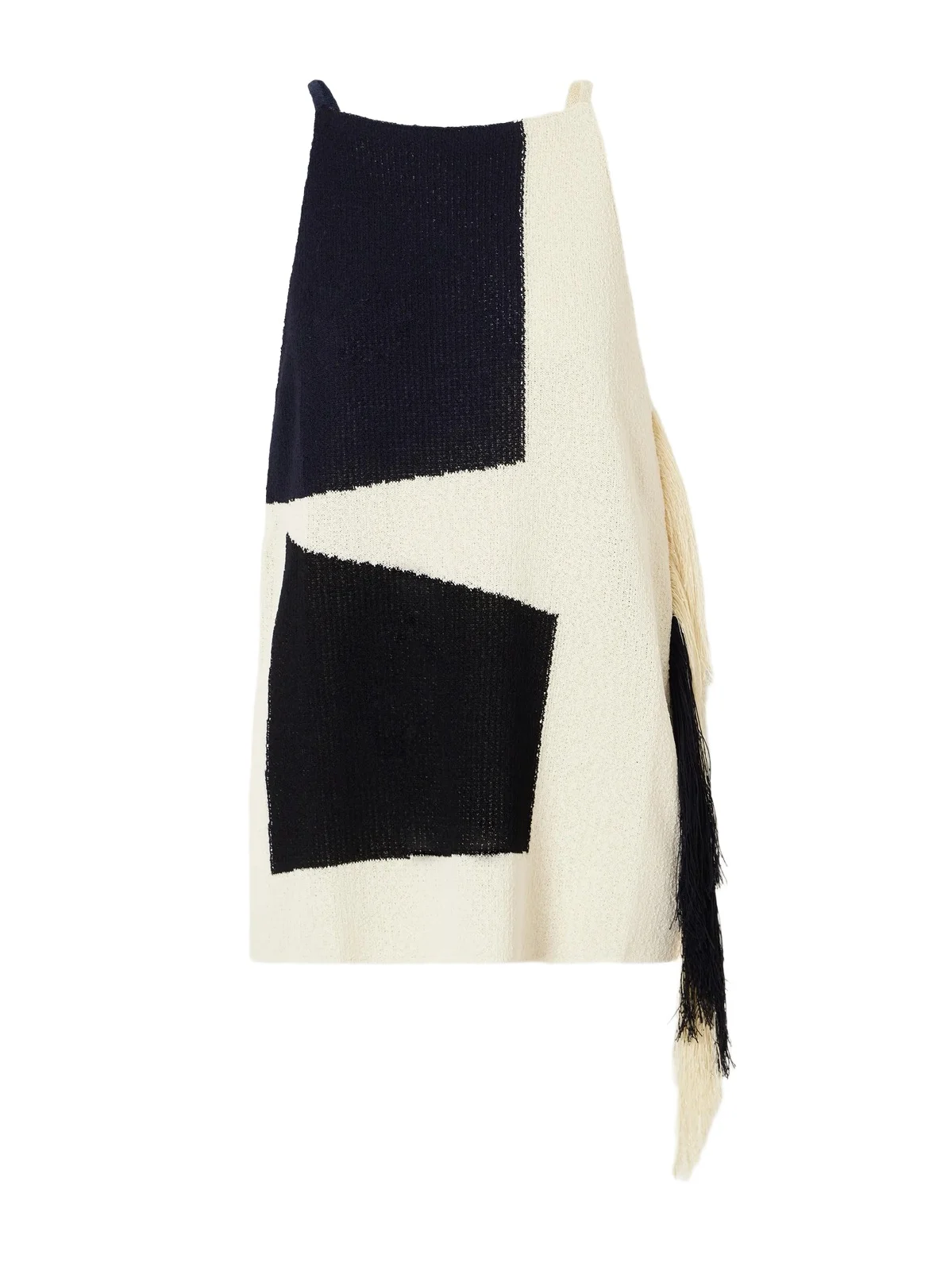 Proenza Schouler Saskia Fringed Intarsia-knit Blouse