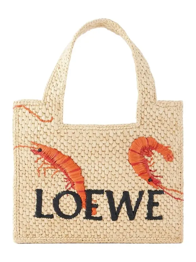 + Paula's Ibiza Embroidered Raffia Tote + Paula's Ibiza Embroidered Raffia Tote
