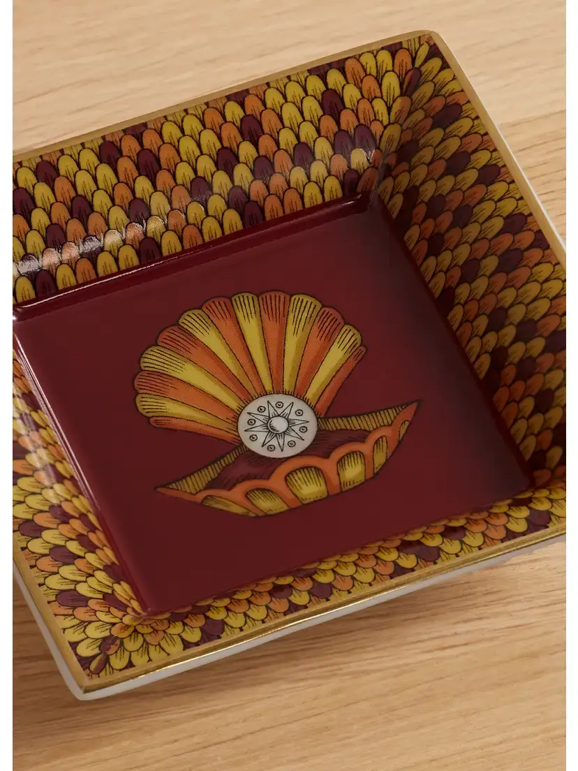 La DoubleJ Gold-plated Porcelain Trinket Tray | Thumbnail 3