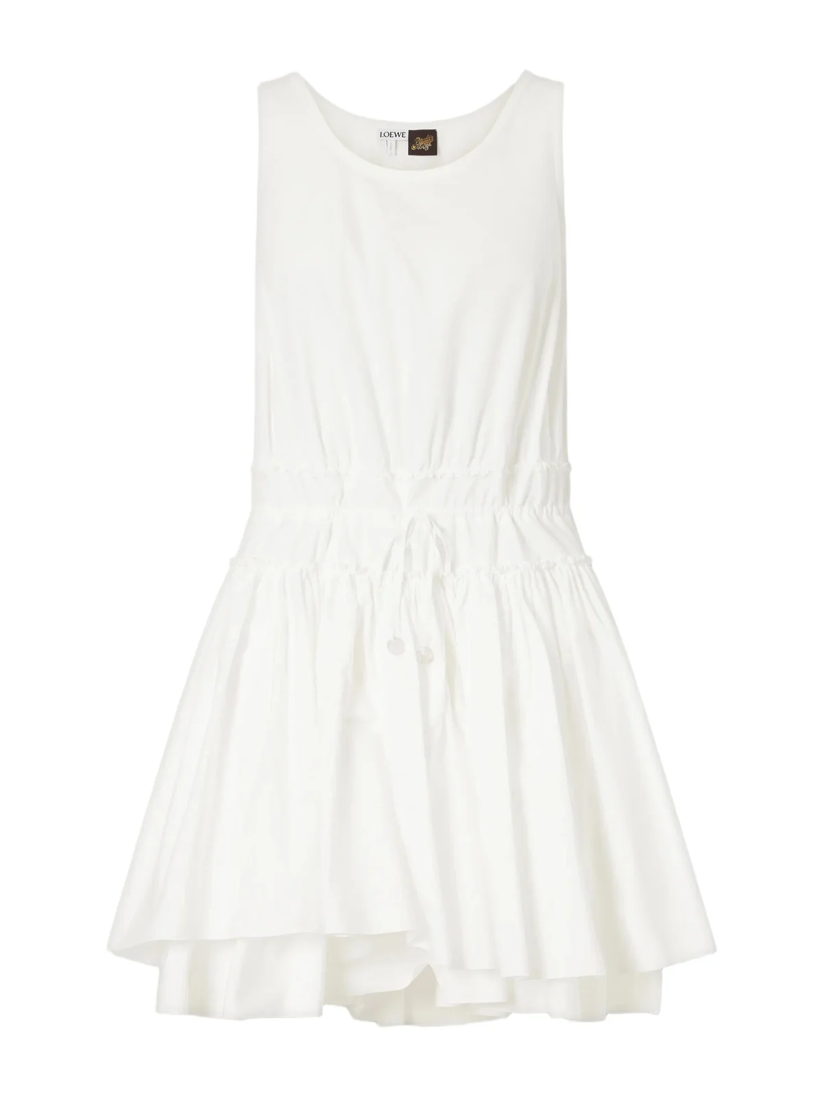 + Paula's Ibiza Anagram Cotton-poplin Mini Dress