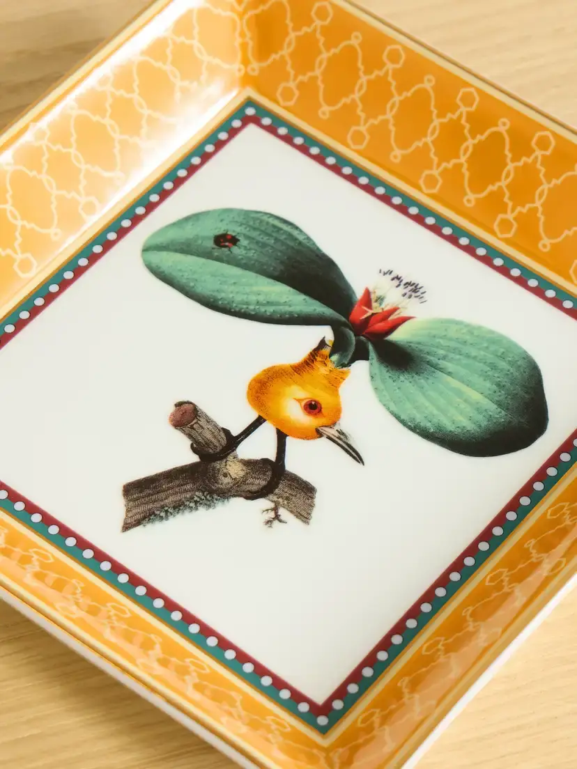 La DoubleJ + Beto Val Gold-plated Painted Porcelain Trinket Tray | Thumbnail 3 La DoubleJ + Beto Val Gold-plated Painted Porcelain Trinket Tray | Thumbnail 3
