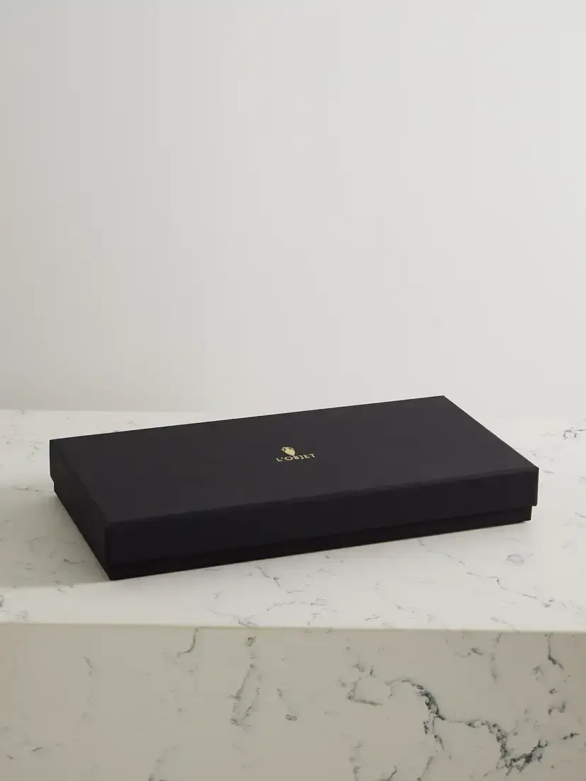 L'Objet Gold-plated Croc-effect Porcelain Tray | Thumbnail 4 L'Objet Gold-plated Croc-effect Porcelain Tray | Thumbnail 4