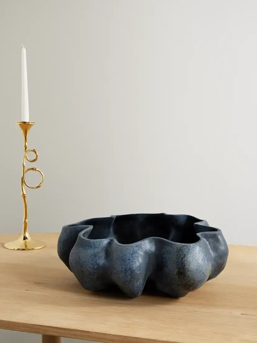 L'Objet Timna Large Porcelain Bowl | Thumbnail 2 L'Objet Timna Large Porcelain Bowl | Thumbnail 2