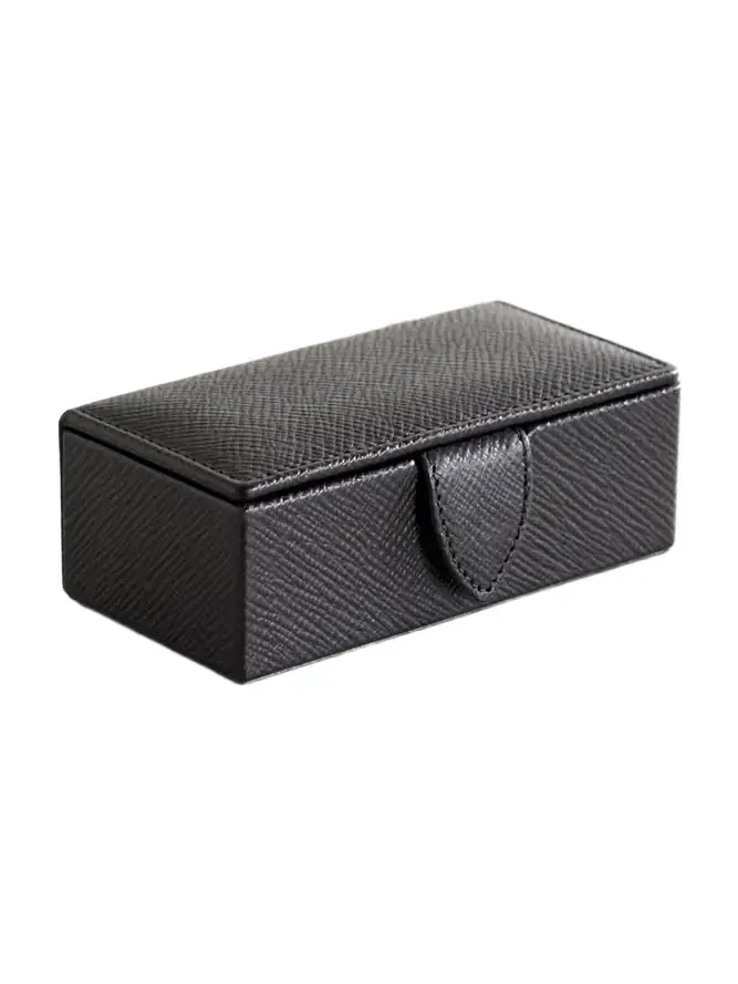 Panama Mini Textured-leather Jewelry Box Panama Mini Textured-leather Jewelry Box
