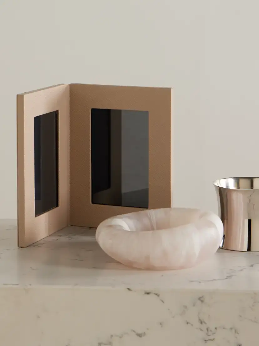 Smythson Panama Textured-leather Picture Frame | Thumbnail 2