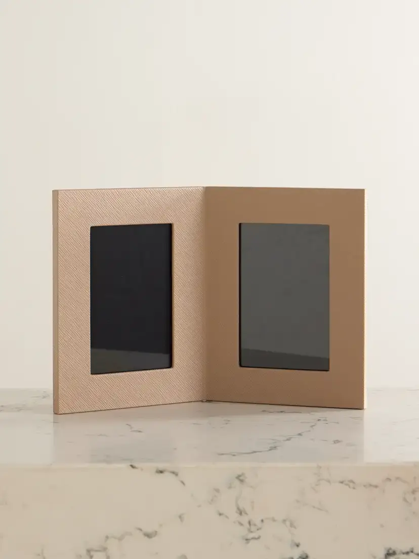 Smythson Panama Textured-leather Picture Frame | Image 1 Smythson Panama Textured-leather Picture Frame | Image 1