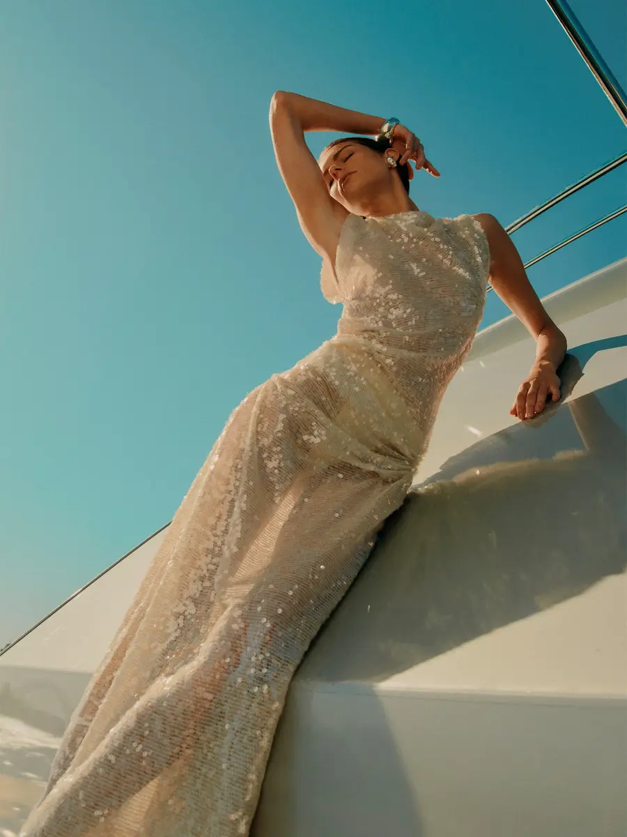 RACHEL GILBERT Marlow Sequin Gown | Thumbnail 2 RACHEL GILBERT Marlow Sequin Gown | Thumbnail 2