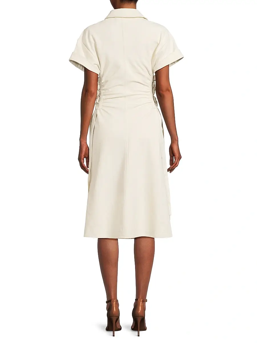 Undra Celeste Women's Loki Lace-Up Polo Midi-Dress | Thumbnail 5 Undra Celeste Women's Loki Lace-Up Polo Midi-Dress | Thumbnail 5