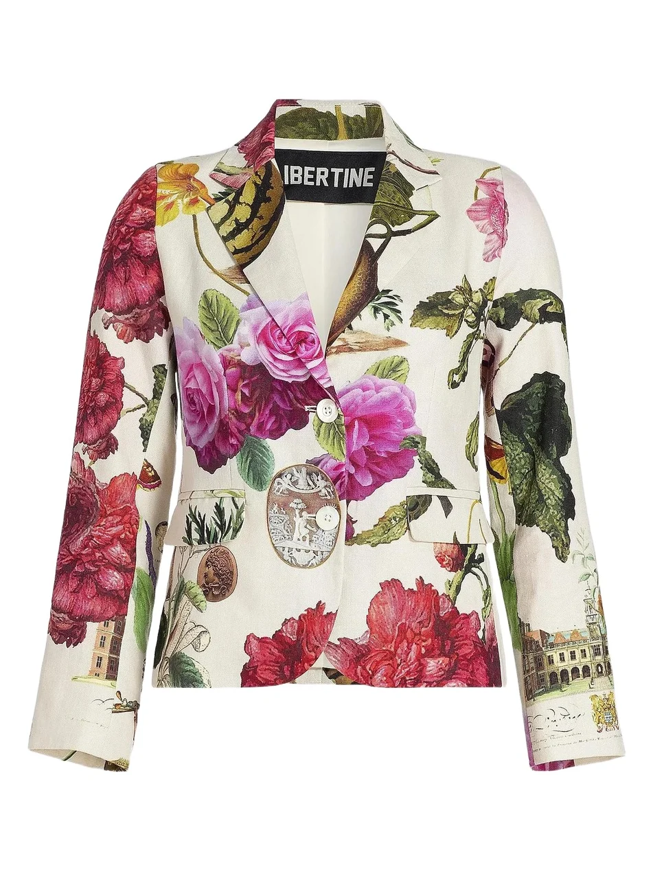 Women's Hollyhock Linen Classic Jacket Women's Hollyhock Linen Classic Jacket