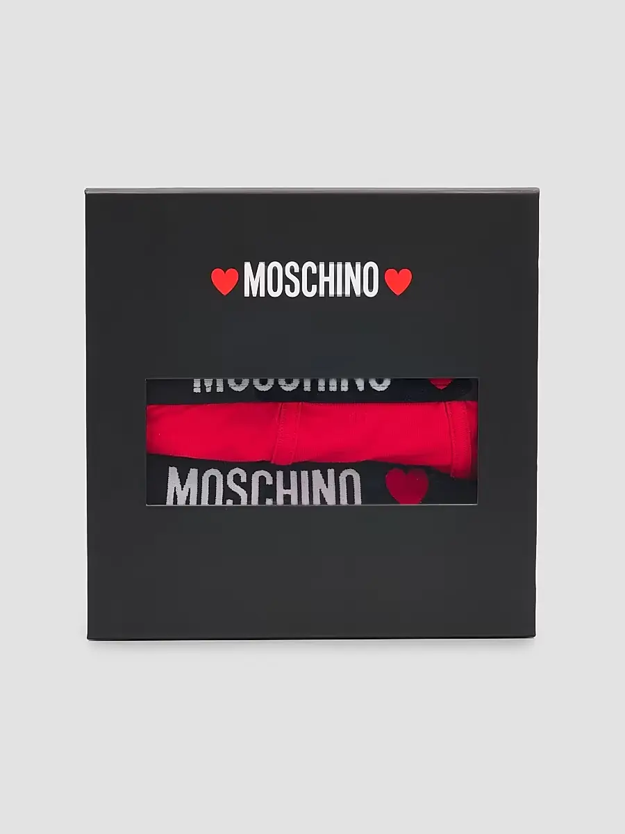 MOSCHINO Men's My Valentine Stretch-Jersey Variety Boxer Briefs 3-Pack | Thumbnail 3