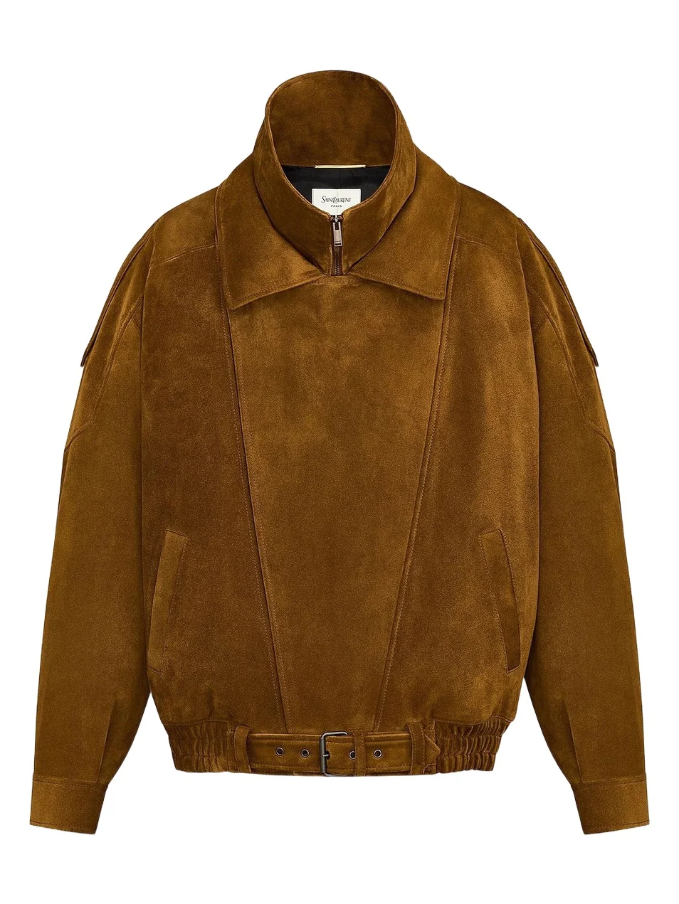 Saint Laurent Women's Bomber Jacket in Vintage Split Leather