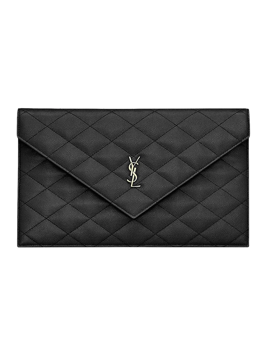 Women's Paris Pouch in Grain De Poudre Leather Women's Paris Pouch in Grain De Poudre Leather