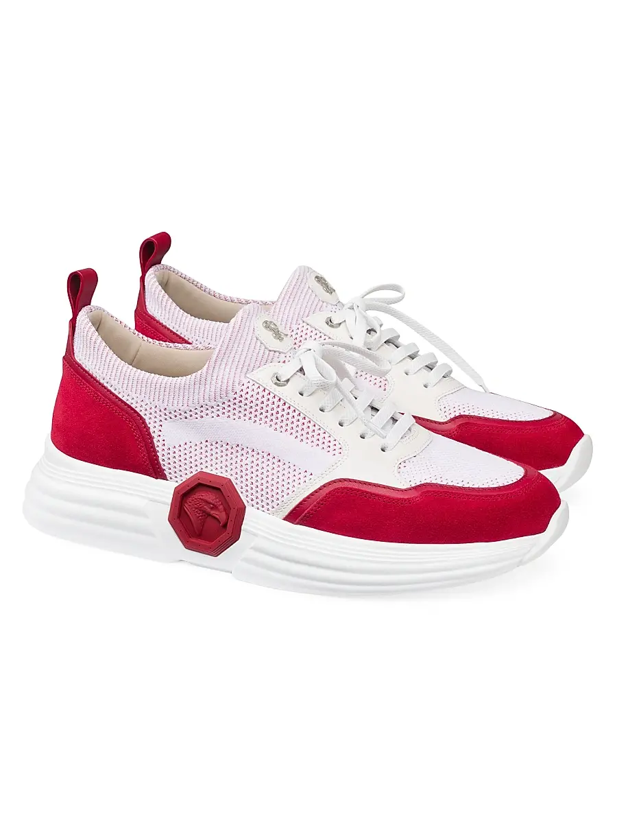 Stefano Ricci Men's Calfskin Leather Sneakers | Thumbnail 2 Stefano Ricci Men's Calfskin Leather Sneakers | Thumbnail 2