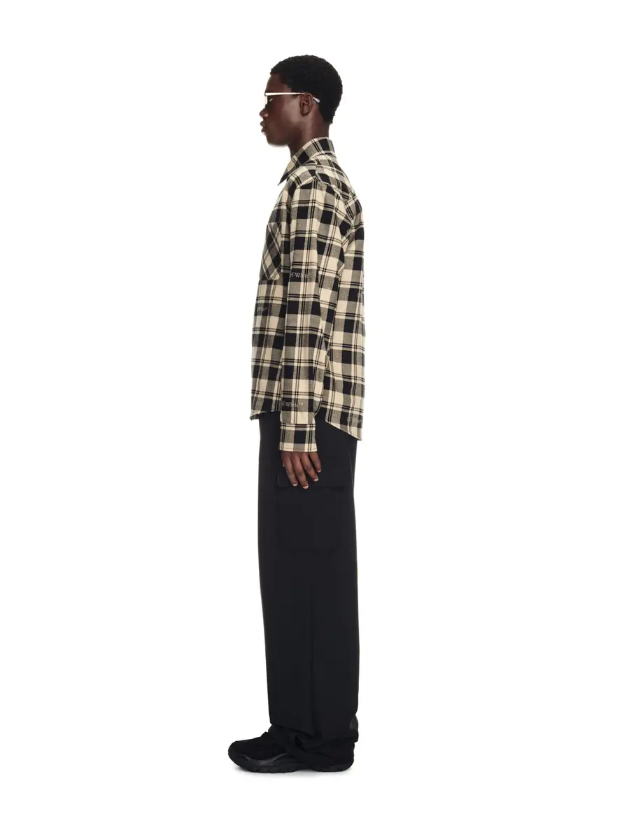 Off-White Check Flann Shirt | Thumbnail 4