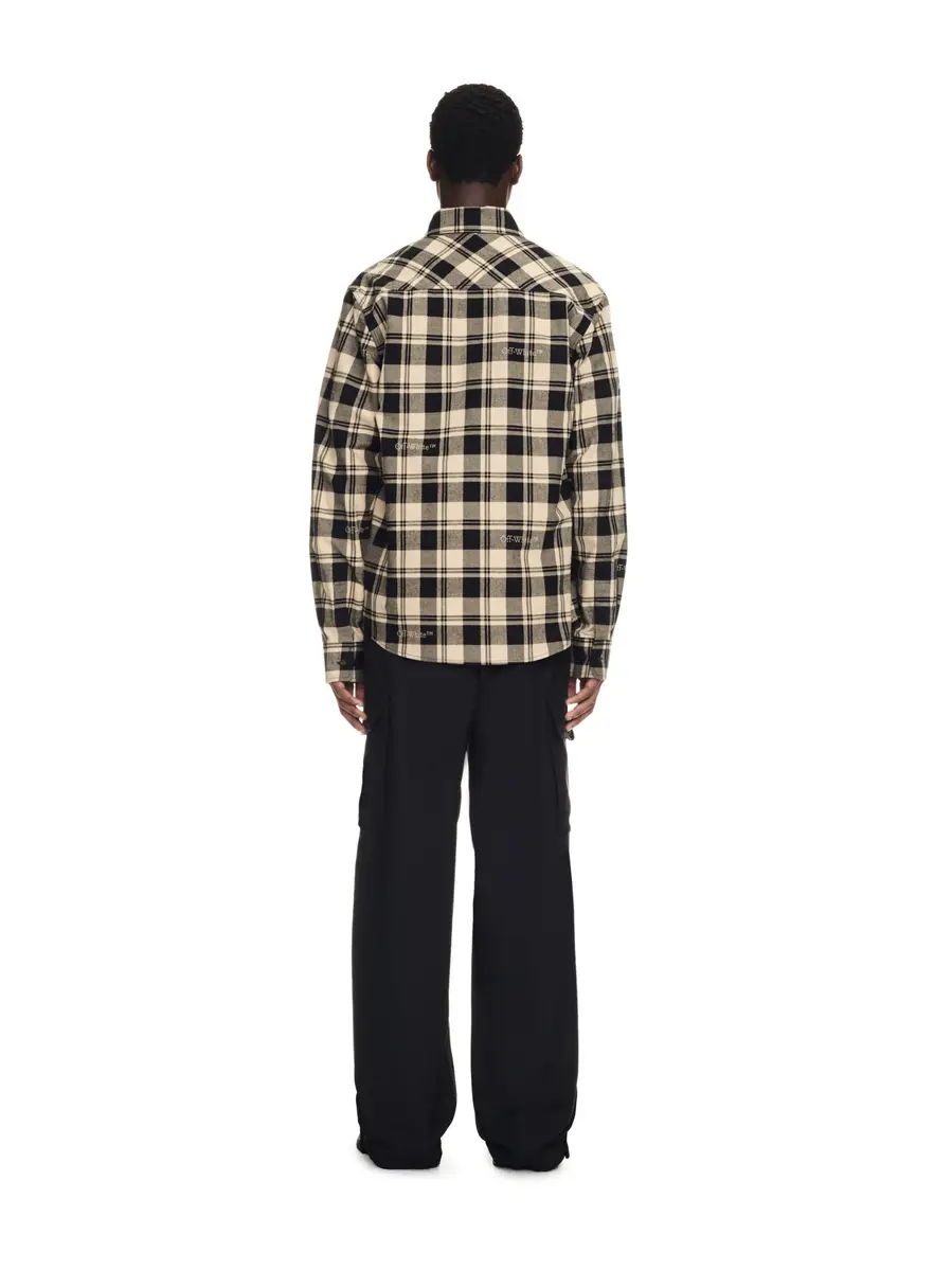 Off-White Check Flann Shirt | Thumbnail 5